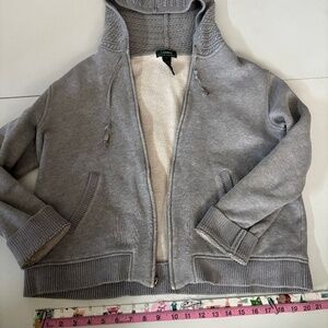 Vintage LAUREN Ralph Hoodie Women’s  Full Zip with Ribbed detailing  Large